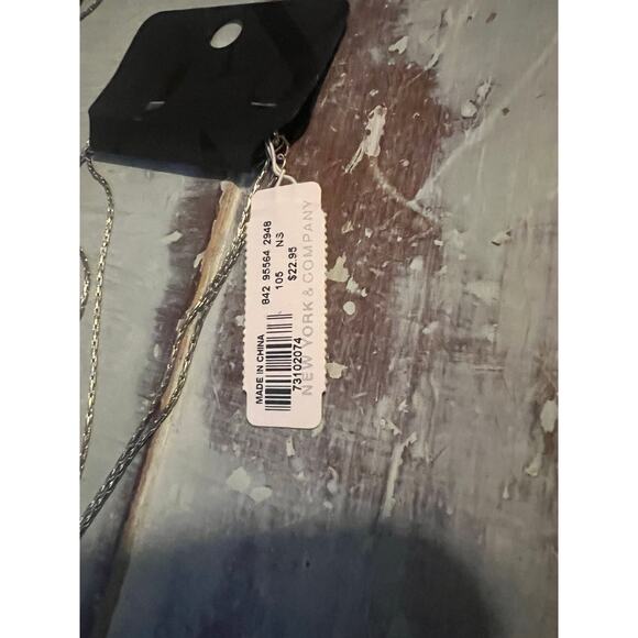 NWT BLACK FLOWER AND RHINESTONE WOMENS NECKLACE WHIMSYGOTH FLORAL FEMININE - Picture 5 of 10